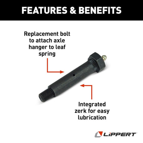 Lippert Components 126197 Leaf Spring Shackle Bolt||126197_1.Jpg||86||m6v126197||1133576