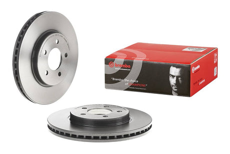 Product of Brembo 09A40111C02 Vented 1 Piece Brake Rotor 