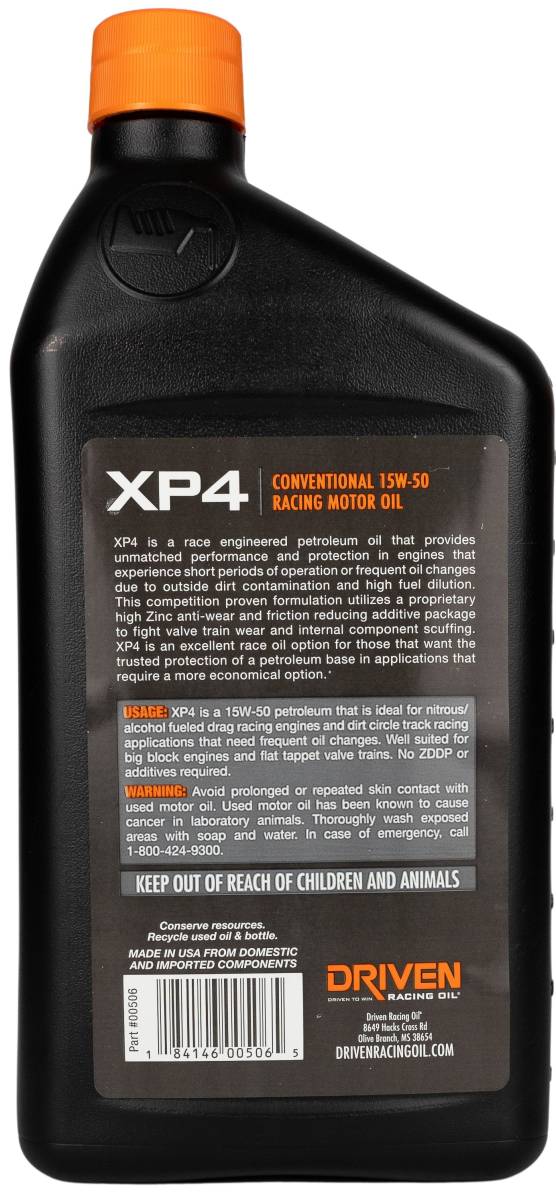 Product of Driven Racing Oil/ Joe Gibbs 00506 Oil