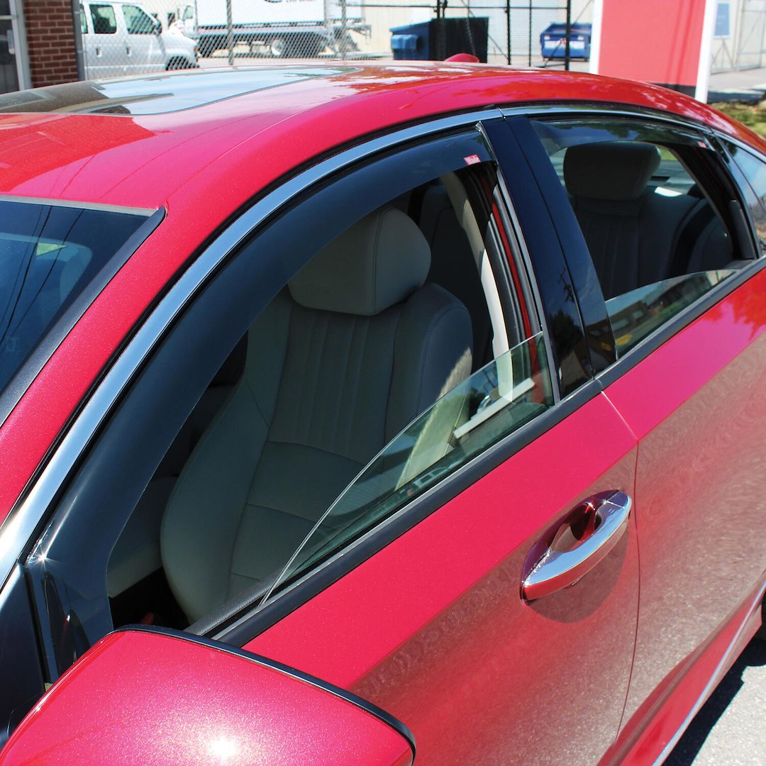 Product of Westin Automotive 72-44491 Wade Wind Deflectors Inside Channel Rainguard 