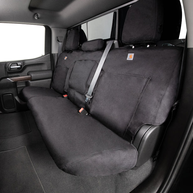 Product of Covercraft SSC8491COBK Carhartt® SeatSaver® Black 1000 Denier Nylon Seat Cover 
