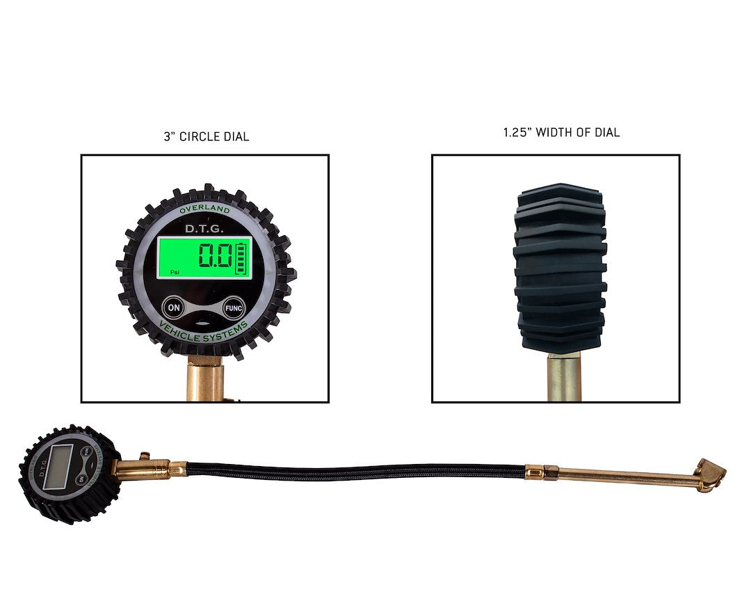 Product of Overland Vehicle Systems 12010001 Tire Pressure Gauge