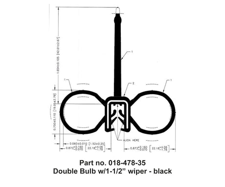 Product of Ap Products 018-478-35 Slide Out Seal