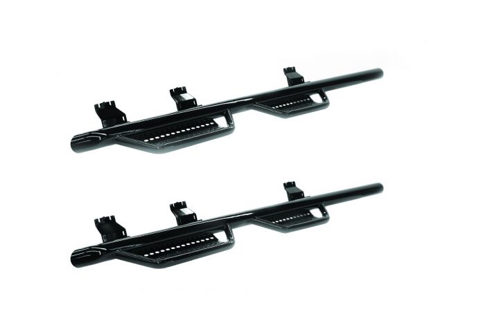 Product of Ranch Hand RSC19HC1B41 Black Powder Coated Round Bent Nerf Bar - Truck Wheel To Wheel 