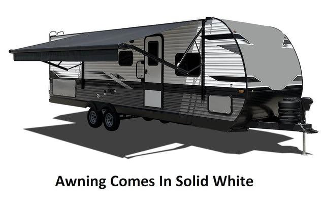 Product of Velarium VR18001000A RV Patio Electric Awning , White Solid 