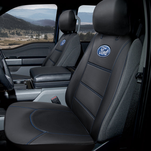 Product of Plasticolor 008625R01 Deluxe Black Leather Seat Cover 