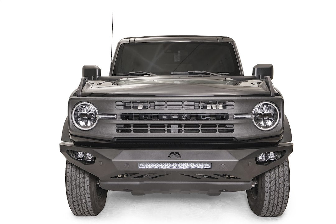 Product of Fab Fours FB21-D5251-1 Vengeance Steel Matte Powder Coated Bumper 