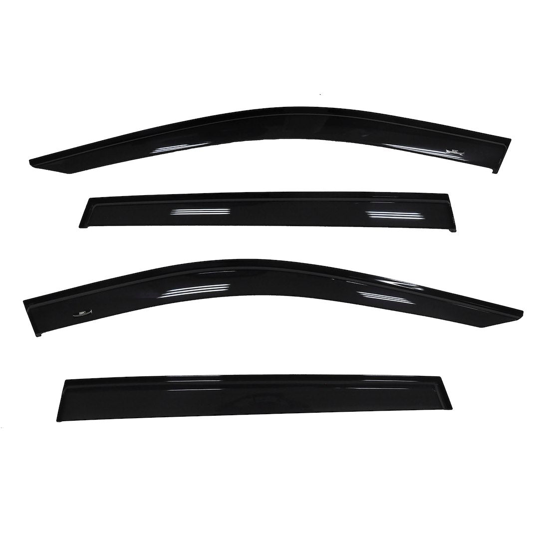 Product of TrailFX 4255H TFX 4-PC Window Vents Outside Channel Rainguard 