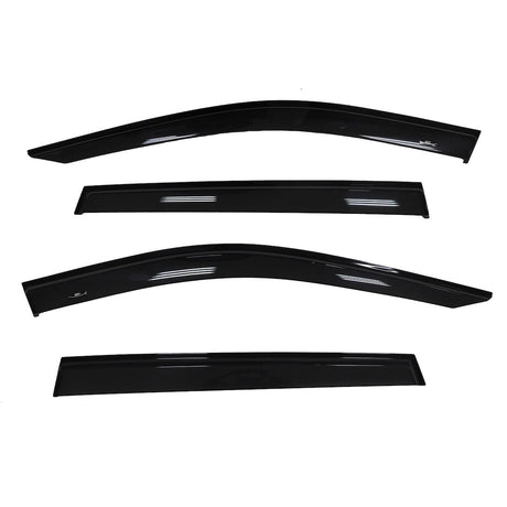 Product of TrailFX 4255H TFX 4-PC Window Vents Outside Channel Rainguard 