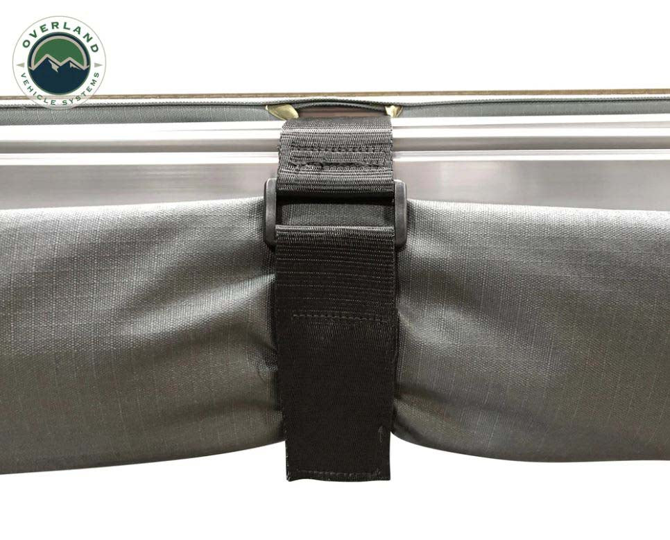 Product of Overland Vehicle Systems 18039909 SUV/Pickup Overlanding Manual Awning , Black Solid 