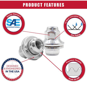 Product of Coyote Wheel Accessories 971148 Mag Shank 14x1.5 Lug Nut 