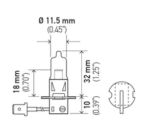 Product of Hella 002090671 Driving/ Fog Light Bulb