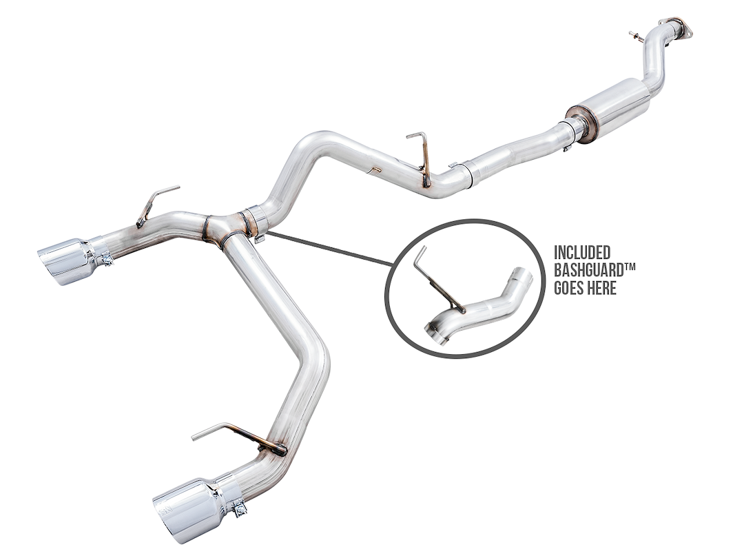 Product of AWE Tuning 3015-32456 0FG Cat-Back System Single Exhaust System Kit 