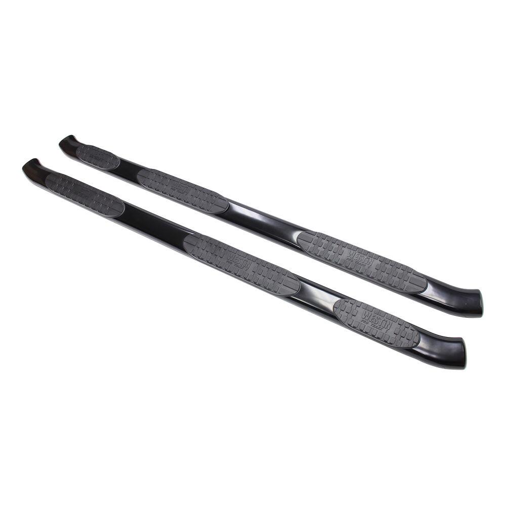 Product of Westin Automotive 21-534335 Black Powder Coated Oval Nerf Bar - Truck Wheel To Wheel 