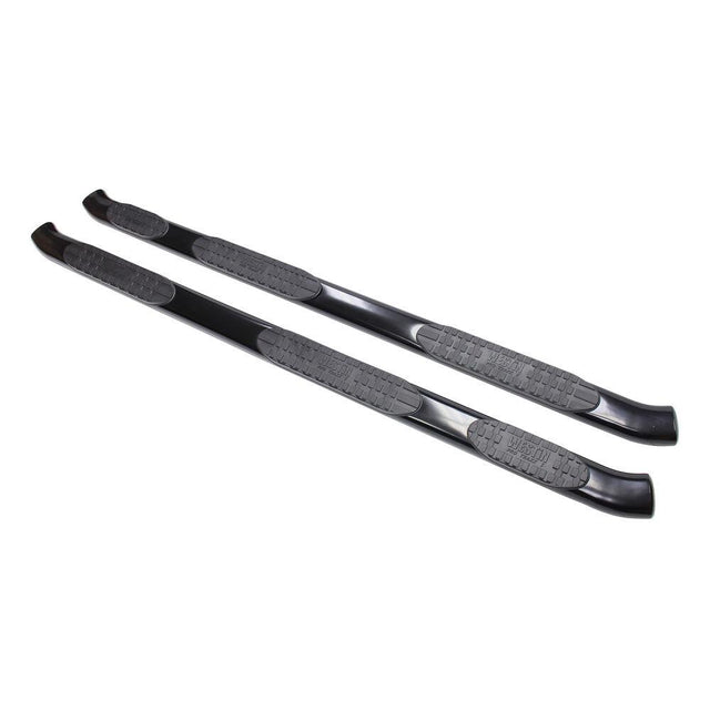 Product of Westin Automotive 21-534335 Black Powder Coated Oval Nerf Bar - Truck Wheel To Wheel 