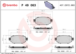 Brembo P49063 Brake Pad||p49063_3.Png||88||brmp49063||1684660