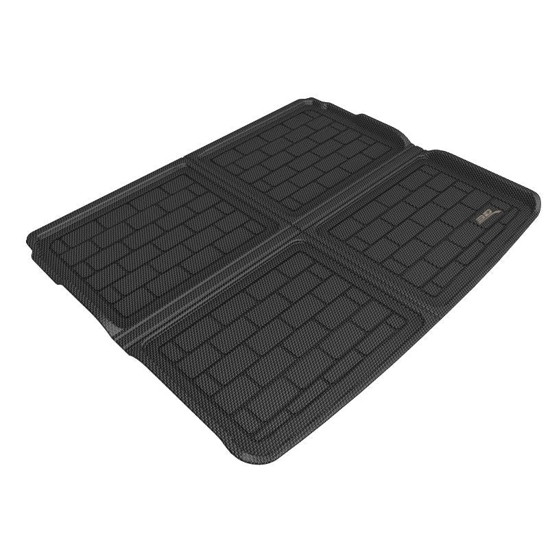 Product of 3D Mats M1DG0351309 Black Thermoplastic Rubber Of Carbon Fiber Texture To Back Of 2nd Seat Cargo Area Liner 