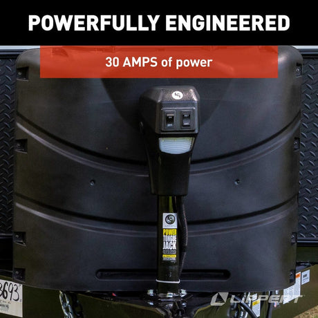 Product of Lippert Components 285318 3500 Pound Electric Trailer Tongue Jack 