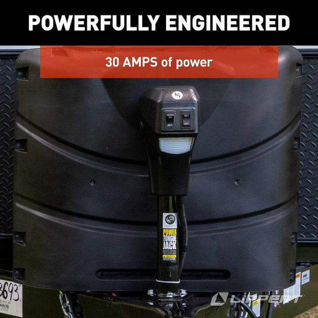 Product of Lippert Components 285318 3500 Pound Electric Trailer Tongue Jack 