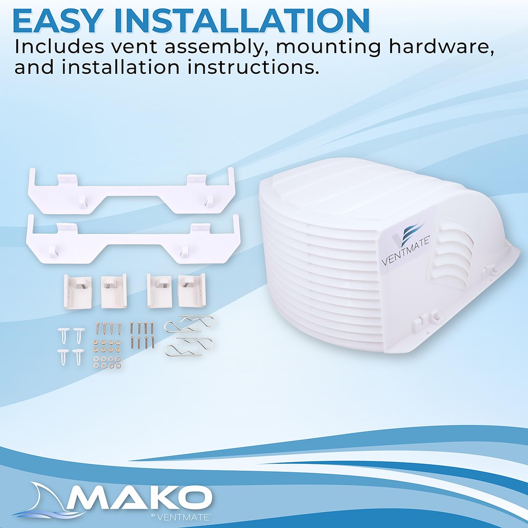 Ventmate 67315 Roof Vent Cover||vnt_67315_Mako Vent Cover_White_B2c_8.Jpg||92||vnt67315||1771208