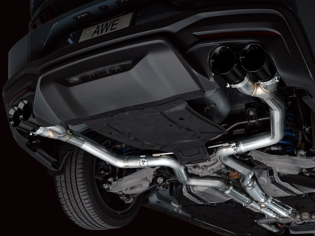 Product of AWE Tuning 3020-43650 Track Edition Cat-Back System Dual Exhaust System Kit 