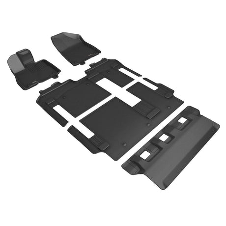 Product of 3D Mats KAGU L1TY27201509 Black Thermoplastic Rubber Of Carbon Fiber Texture Floor Liner 
