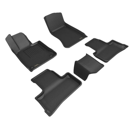 Product of 3D Mats KAGU L1MB17801509 Black Thermoplastic Rubber Of Carbon Fiber Texture Floor Liner 