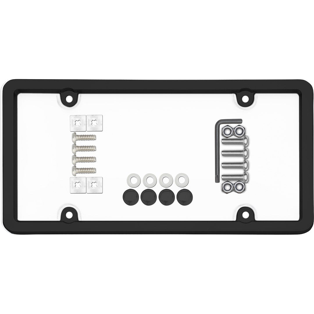 Cruiser 62510 License Plate Frame||62510_Main-Ultimate-Tuf-Combo_Black_Clear-Outpack.Jpg||85||c3462510||1158027