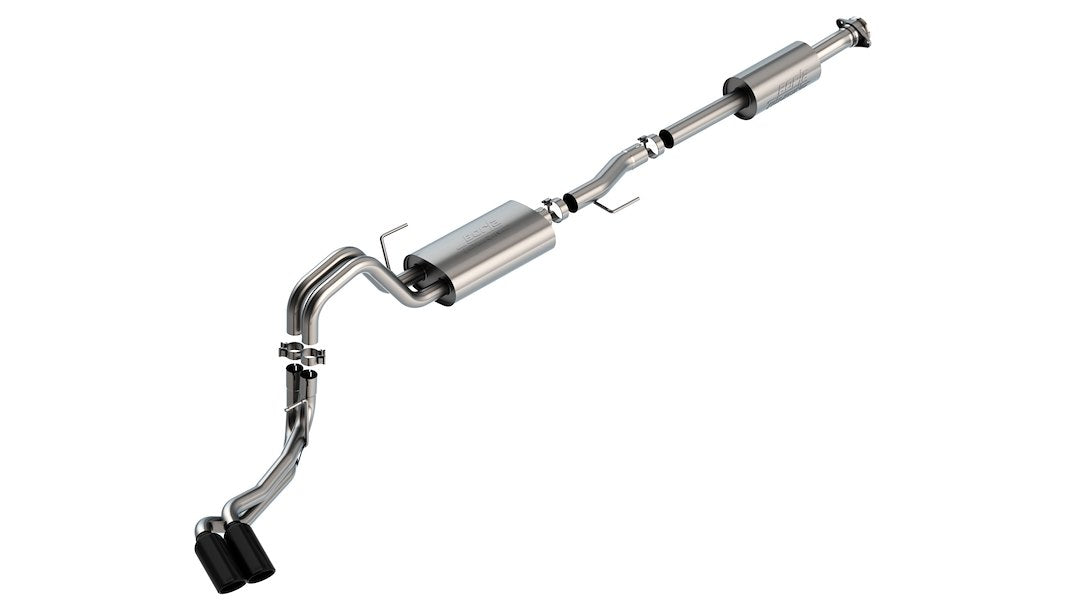 Product of Borla 140870BC Touring Cat Back System Single Exhaust System Kit 
