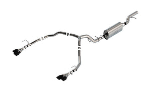 Product of Borla 140858BC Touring Cat Back System Dual Exhaust System Kit 