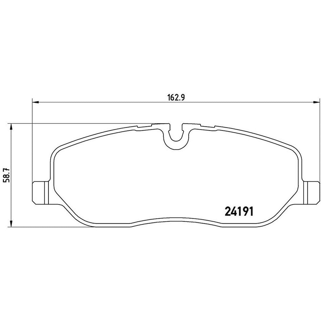 Product of Brembo P44014 Brake Pad - Set Of 4 