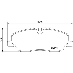 Product of Brembo P44014 Brake Pad - Set Of 4 
