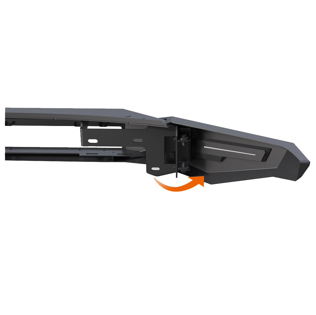 Product of Black Horse Offroad AFB-SI35-BU Armour II Steel Matte Powder Coated Bumper 