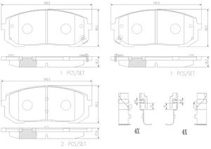 Brembo P30138 Brake Pad||p30138_2.Png||87||brmp30138||2104750
