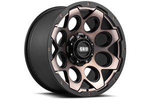 Product of Grid Wheels 20x10 Black With Metallic Dust Face Wheel - Not Applicable Bolt Pattern 