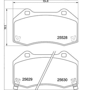Product of Brembo P23182 Brake Pad - Set Of 4 