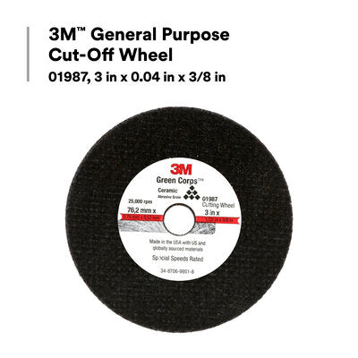 Product of 3m 01987 Cut Off Wheel