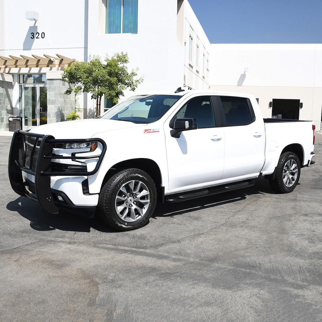 Product of Westin Automotive 21-4135 Platinum Nerf Bar With Surface Steps 