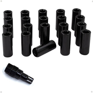 Product of Coyote Wheel Accessories 78K548XLBLK 60 Degree Conical 14x1.5 Lug Nut 