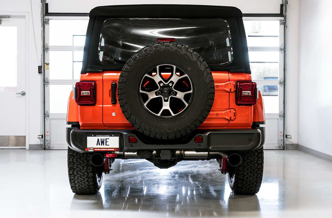 Product of AWE Tuning 3015-33001 Tread Edition Axle-Back System Dual Exhaust System Kit 