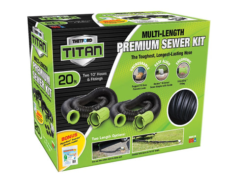 Product of Thetford 17902 10 Feet Black Sewer Hose Yes 