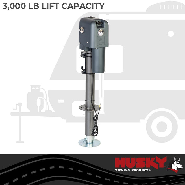 Product of Husky Towing 87248 3000 Pound Electric Trailer Tongue Jack 