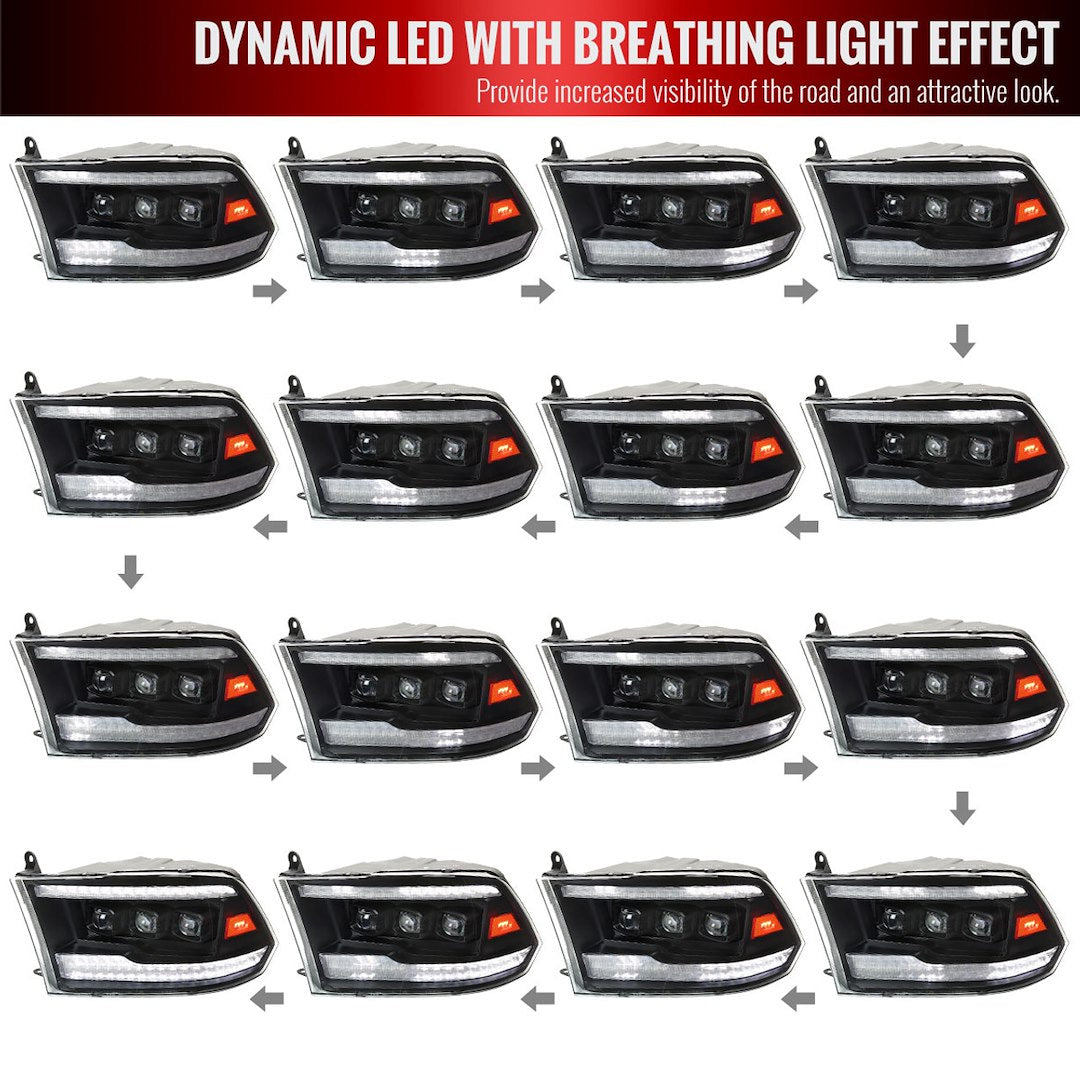 Spec-D Tuning 2lhe-Ram09jm-Sq-Rs Headlight Assembly||2lhe-Ram09jm-Sq-Rs_6.Jpg||91||sdtera9jsqrs||1195766