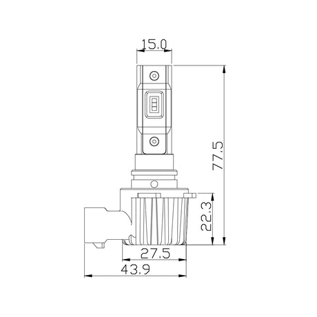 Product of Arc Lighting 21101 Driving/ Fog Light Bulb - Led