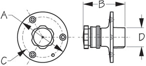 Product of Sea Dog 512110-1 Marine Fresh Water Inlet