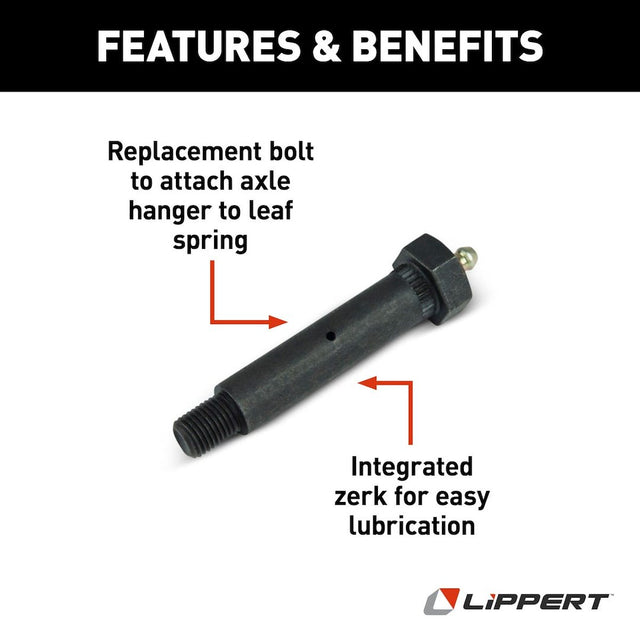 Product of Lippert Components 126238 Leaf Spring Shackle Bolt