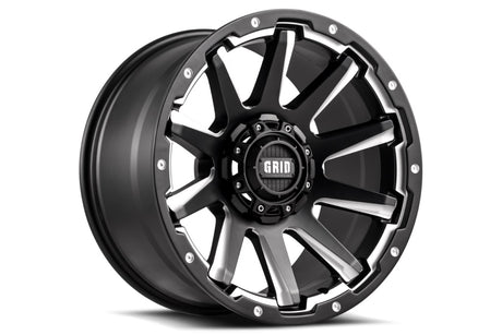 Product of Grid Wheels 20x10 Black With Natural Accents Wheel - Not Applicable Bolt Pattern 