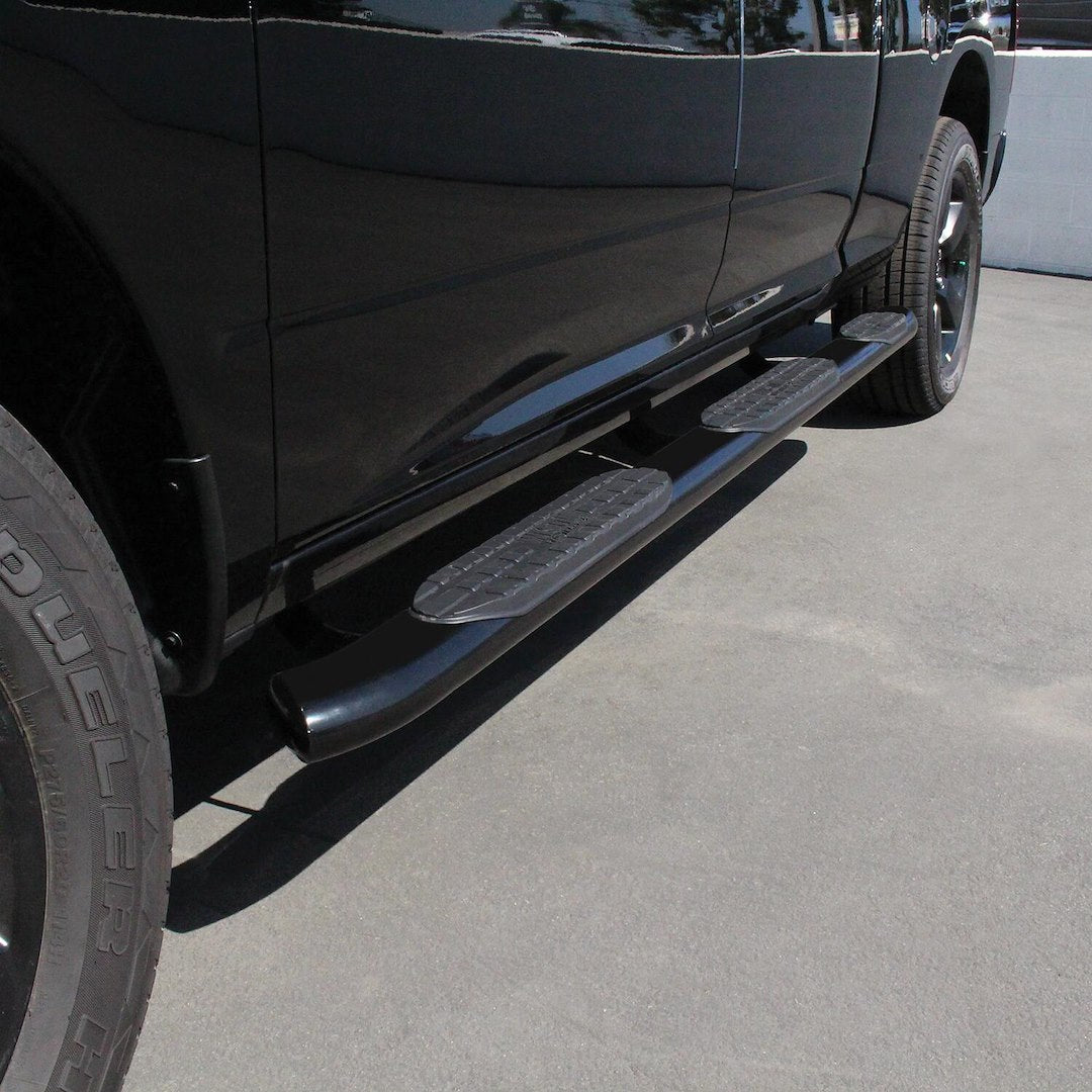 Product of Westin Automotive 21-534315 Black Powder Coated Oval Nerf Bar - Truck Wheel To Wheel 