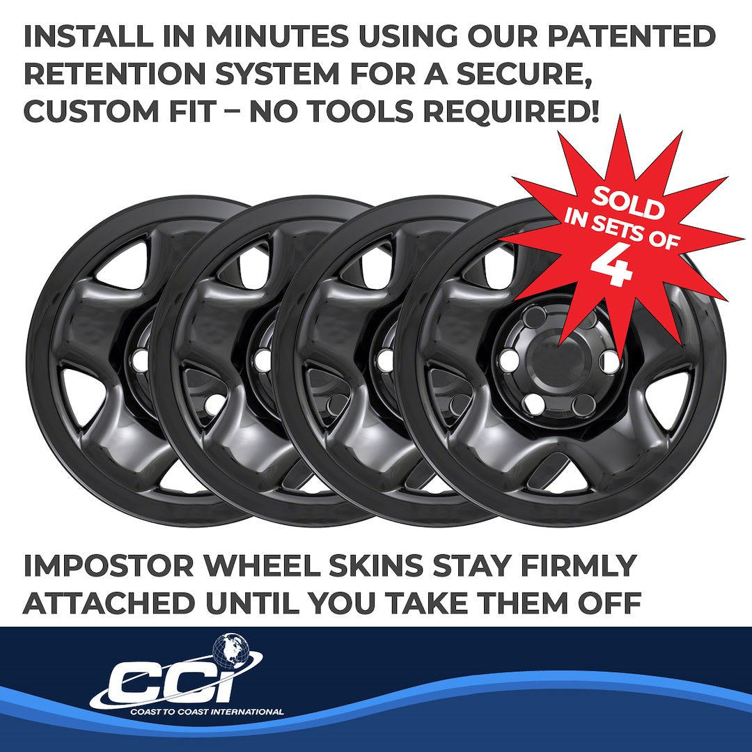 Product of Coast To Coast IWCIMP68BLK Black Set Of 4 