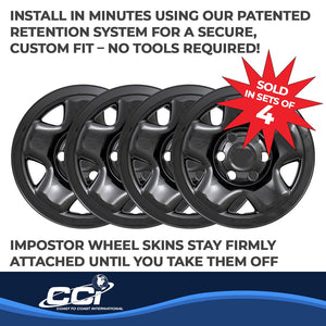 Product of Coast To Coast IWCIMP68BLK Black Set Of 4 